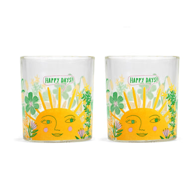 Glasses Set of 2 - Bonbi Forest (Happy Days)