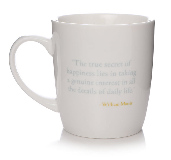 William Morris Boxed Mug - Strawberry Thief Secret