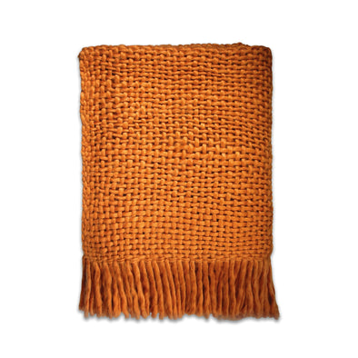 Shruti Designs Vienna Throw - Brick Orange