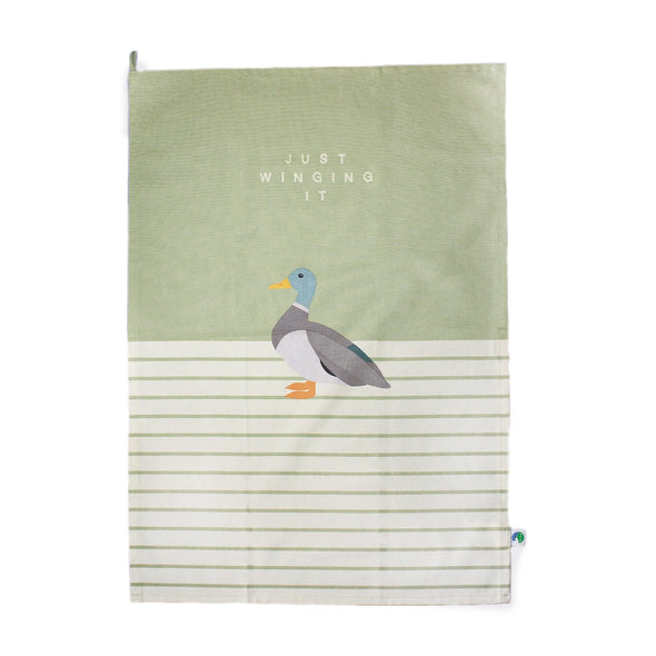 Tea Towel (Recycled Cotton) - RSPB (Mallard)