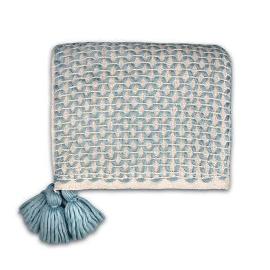 Shruti Designs Throw - Blue Lattice